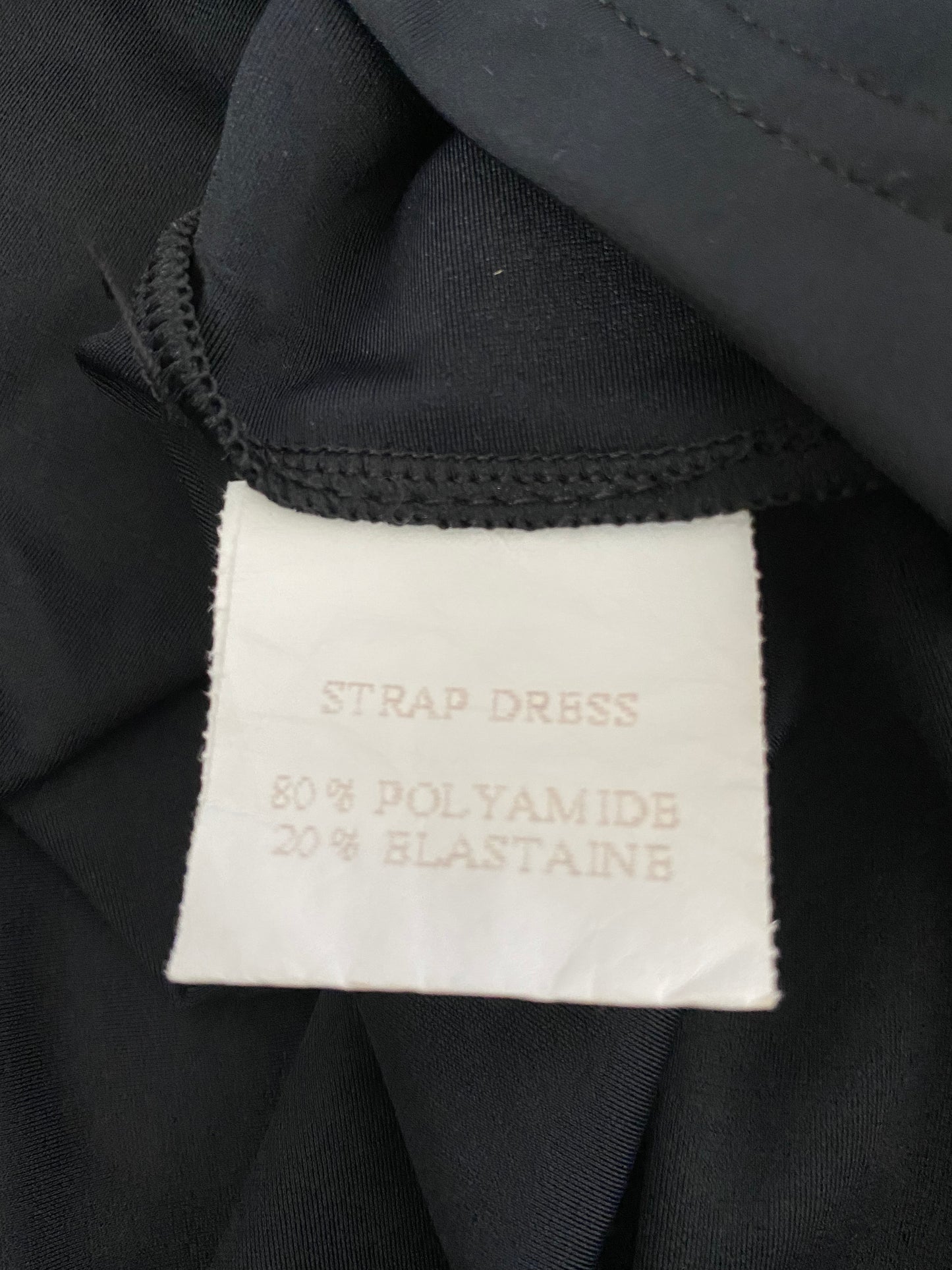 Black Nick Coleman bodycon stretch evening dress UK S