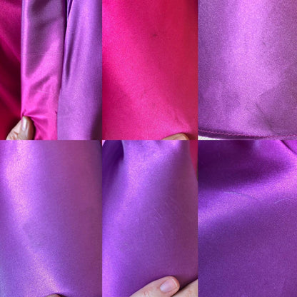 Beautiful satin pink/purple evening dress UK 14