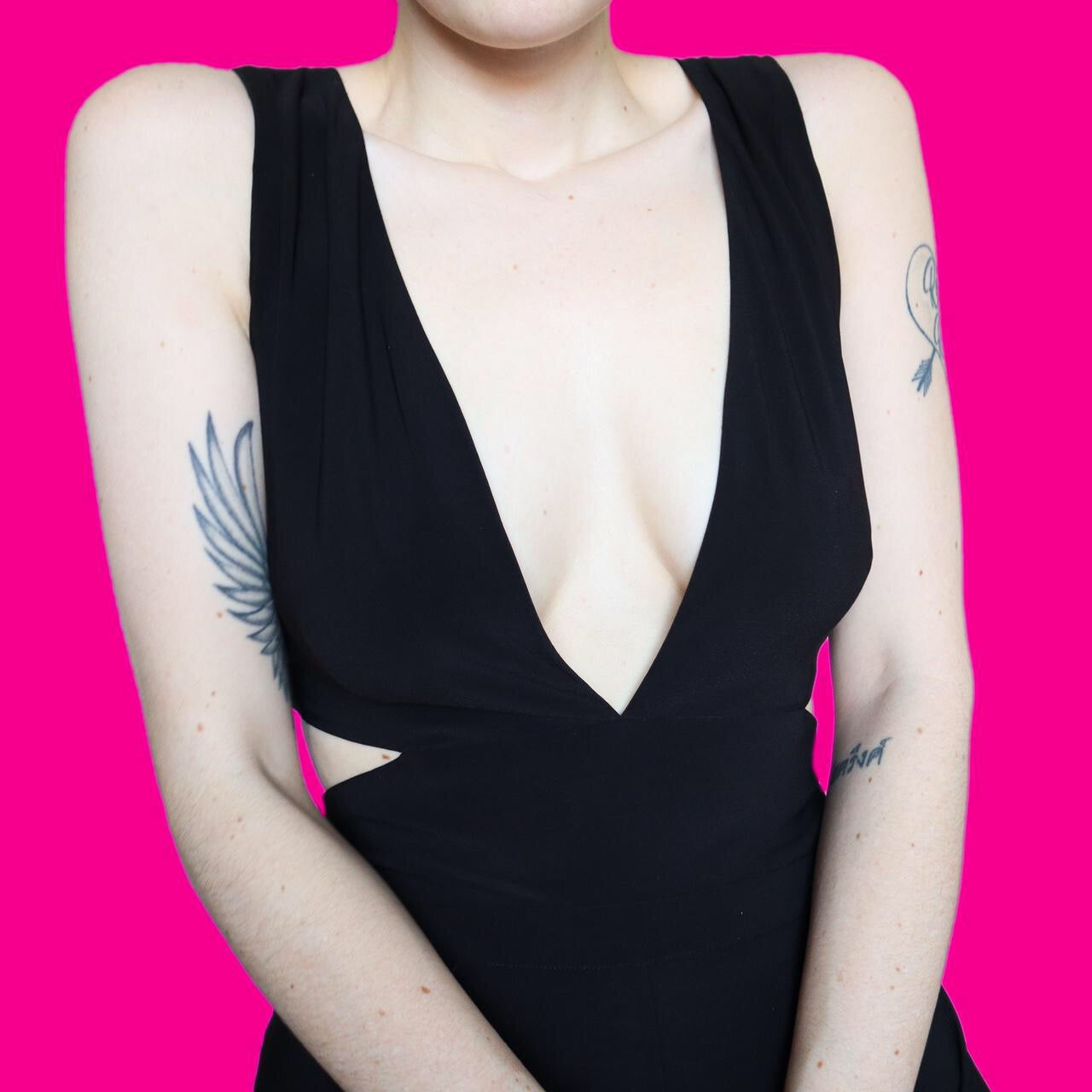 Stunning black stretch cut out jumpsuit UK 14