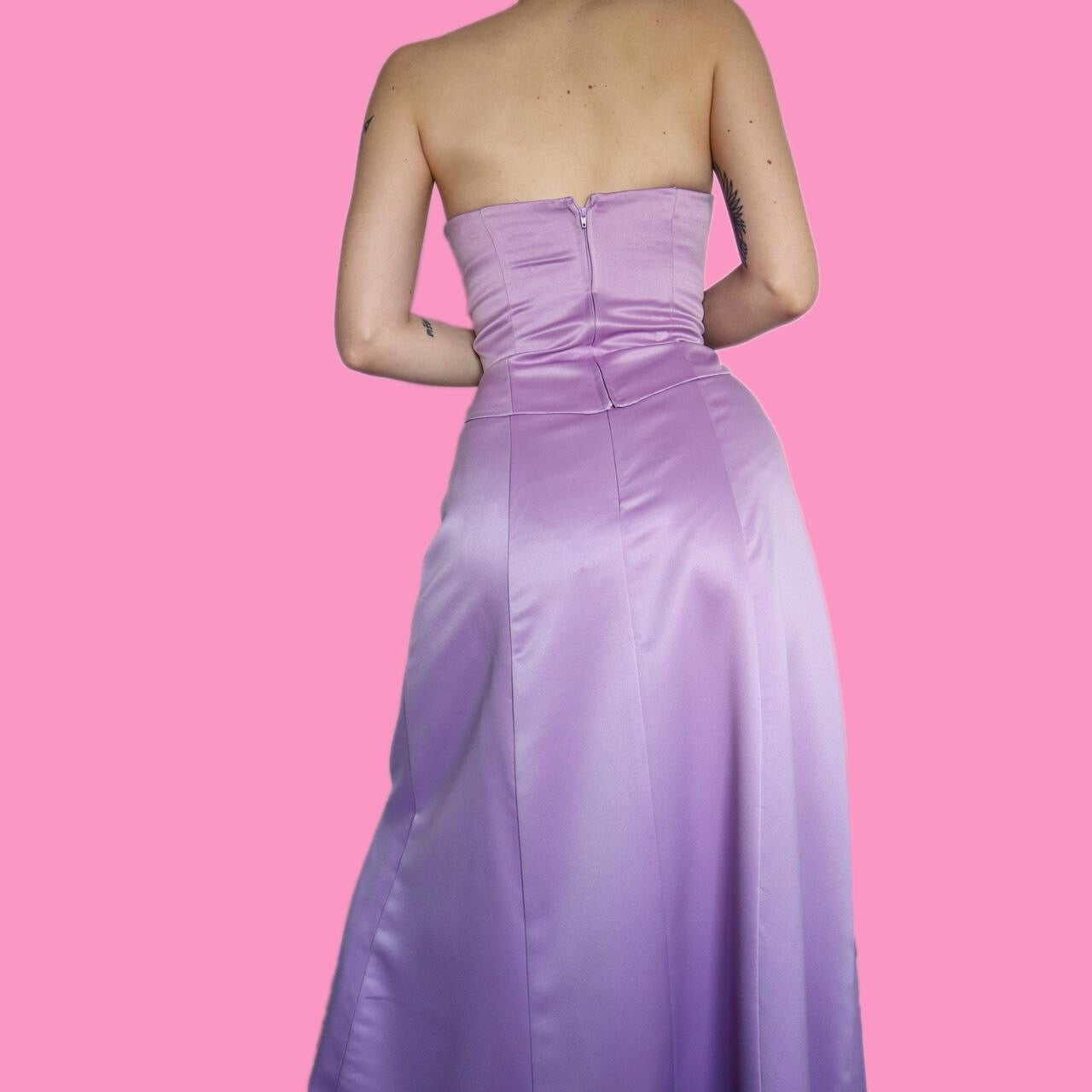 Stunning lilac 2 piece top & skirt set UK 12