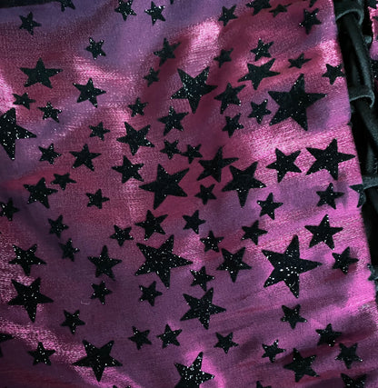 Iridescent glittery star a-line evening dress UK 8